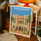 Tareq Rajab Museum - Kuwait - Travel Art Poster Print - Art Print - Travel Art Poster
