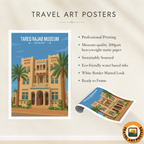 Tareq Rajab Museum - Kuwait - Travel Art Poster Print - Art Print - Travel Art Poster
