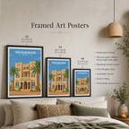 Tareq Rajab Museum - Kuwait - Travel Art Poster Print - Art Print - Travel Art Poster