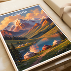 Kyrgyzstan - Travel Art Wall Poster Print - Art Print - Travel Art Poster