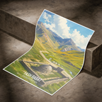 Tash Rabat - Kyrgyzstan - Travel Art Wall Deco Poster Print - Art Print - Travel Art Poster