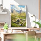 Tash Rabat - Kyrgyzstan - Travel Art Wall Deco Poster Print - Art Print - Travel Art Poster