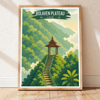 Bolaven Plateau - Laos - Travel Art Wall Decor Poster Print - Art Print - Travel Art Poster