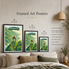 Bolaven Plateau - Laos - Travel Art Wall Decor Poster Print - Art Print - Travel Art Poster