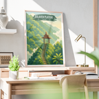 Bolaven Plateau - Laos - Travel Art Wall Decor Poster Print - Art Print - Travel Art Poster