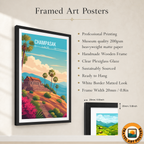 Champasak - Laos - Travel Art Wall Decor Poster Print - Art Print - Travel Art Poster