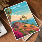 Champasak - Laos - Travel Art Wall Decor Poster Print - Art Print - Travel Art Poster