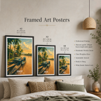 Don Det - Laos - Travel Art Wall Decor Poster Print - Art Print - Travel Art Poster