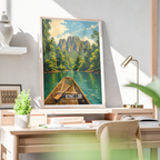 Kong Lor - Laos - Travel Art Wall Decor Poster Print - Art Print - Travel Art Poster
