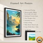 Laos - Travel Art Wall Decor Poster Print - Art Print - Travel Art Poster