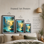 Laos - Travel Art Wall Decor Poster Print - Art Print - Travel Art Poster