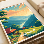 Luang Namtha - Laos - Travel Art Wall Decor Poster Print - Art Print - Travel Art Poster