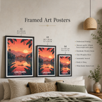 Luang Prabang - Laos - Travel Art Wall Decor Poster Print - Art Print - Travel Art Poster