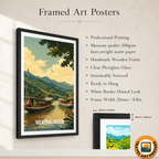 Mekong River - Laos - Travel Art Wall Decor Poster Print - Art Print - Travel Art Poster