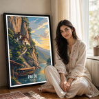 Pak Ou - Laos - Travel Art Wall Decor Poster Print - Art Print - Travel Art Poster