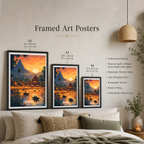 Prabang - Laos - Travel Art Wall Decor Poster Print - Art Print - Travel Art Poster