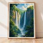 Ted Fane - Laos - Travel Art Wall Decor Poster Print - Art Print - Travel Art Poster