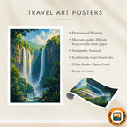 Ted Fane - Laos - Travel Art Wall Decor Poster Print - Art Print - Travel Art Poster