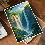 Ted Fane - Laos - Travel Art Wall Decor Poster Print - Art Print - Travel Art Poster