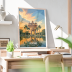 Vientiane - Laos - Travel Art Wall Decor Poster Print - Art Print - Travel Art Poster