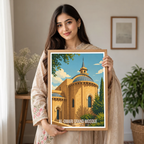 Al-Omari Grand Mosque - Lebanon - Travel Art Wall Deco Poster Print - Art Print - Travel Art Poster
