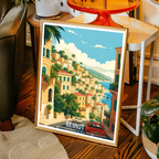 Beirut - Lebanon - Travel Art Wall Deco Poster Print - Art Print - Travel Art Poster