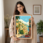 Beirut - Lebanon - Travel Art Wall Deco Poster Print - Art Print - Travel Art Poster