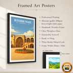 Beiteddine Palace - Lebanon - Travel Art Wall Deco Poster Print - Art Print - Travel Art Poster