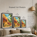 Brummana - Lebanon - Travel Art Wall Deco Poster Print - Art Print - Travel Art Poster