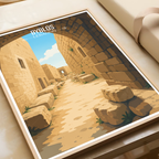 Byblos - Lebanon - Travel Art Wall Deco Poster Print - Art Print - Travel Art Poster