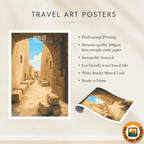 Byblos - Lebanon - Travel Art Wall Deco Poster Print - Art Print - Travel Art Poster