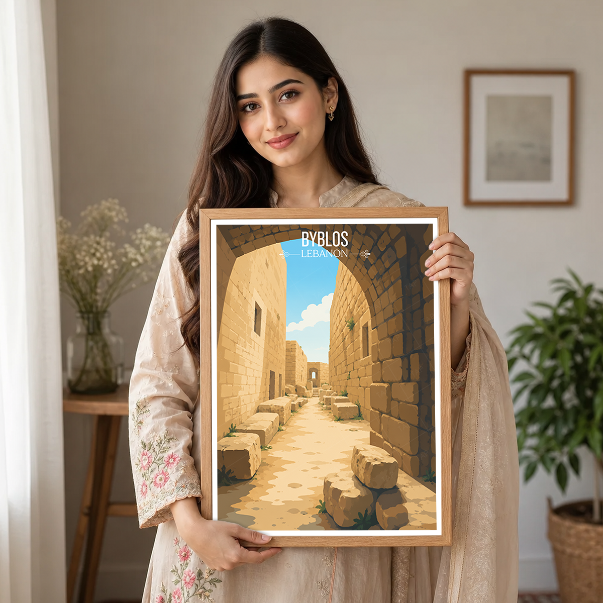 Byblos - Lebanon - Travel Art Wall Deco Poster Print - Art Print - Travel Art Poster