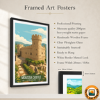 Moussa Castle - Lebanon - Travel Art Wall Deco Poster Print - Art Print - Travel Art Poster