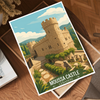 Moussa Castle - Lebanon - Travel Art Wall Deco Poster Print - Art Print - Travel Art Poster