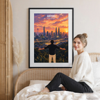 Ampang - Malaysia - Vintage Travel Wall Art Poster Print