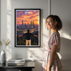 Ampang - Malaysia - Vintage Travel Wall Art Poster Print
