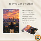 Ampang - Malaysia - Vintage Travel Wall Art Poster Print