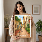 Concubine Lane - Malaysia - Vintage Travel Wall Art Poster Print
