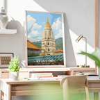 Kek Lok Si Temple - Malaysia - Travel Wall Art Deco Poster Print