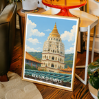 Kek Lok Si Temple - Malaysia - Travel Wall Art Deco Poster Print