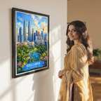 Kuala Lumpur - Malaysia - Vintage Travel Wall Art Poster Print (Copy)