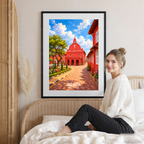 Malacca - Malaysia - Travel Wall Art Deco Poster Print