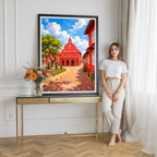Malacca - Malaysia - Travel Wall Art Deco Poster Print