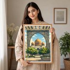 Putrajaya - Malaysia - Travel Wall Art Deco Poster Print - Art Print - Travel Art Poster