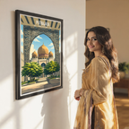 Putrajaya - Malaysia - Travel Wall Art Deco Poster Print - Art Print - Travel Art Poster