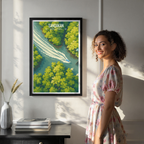 Sandakan - Malaysia - Travel Wall Art Deco Poster Print - Art Print - Travel Art Poster