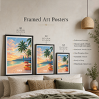 Tioman - Malaysia - Travel Wall Art Deco Poster Print - Art Print - Travel Art Poster