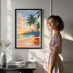 Tioman - Malaysia - Travel Wall Art Deco Poster Print - Art Print - Travel Art Poster