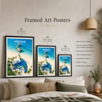 Conrad Island - The Maldives - Travel Wall Art Resort Poster Print - Art Print - Travel Art Poster