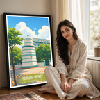 Hukuru Miskiy - The Maldives - Travel Wall Art Resort Poster Print - Art Print - Travel Art Poster